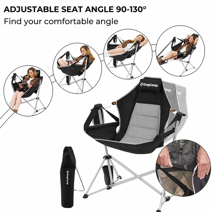 KingCamp ORCHID C20 Hammock Chair with Footrest