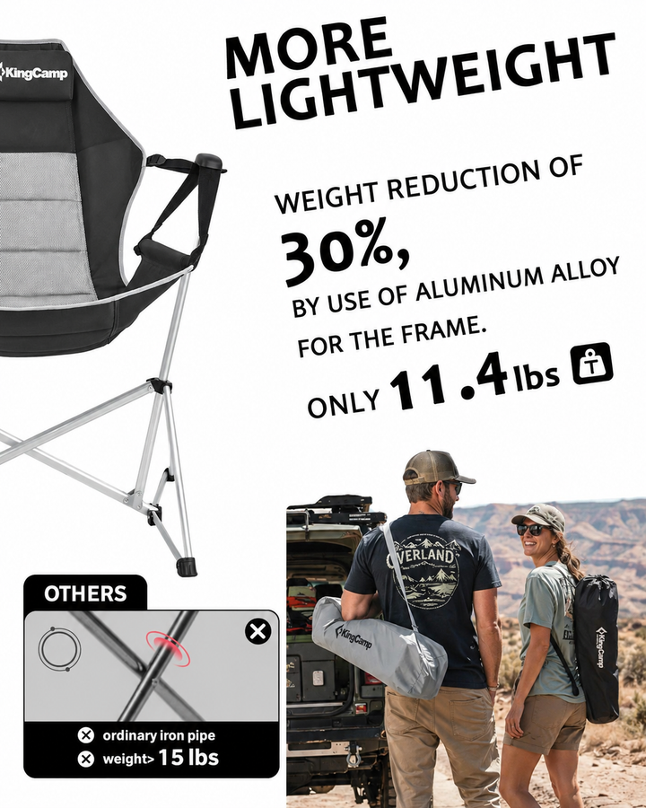 KingCamp ORCHID C20 Hammock Chair with Footrest