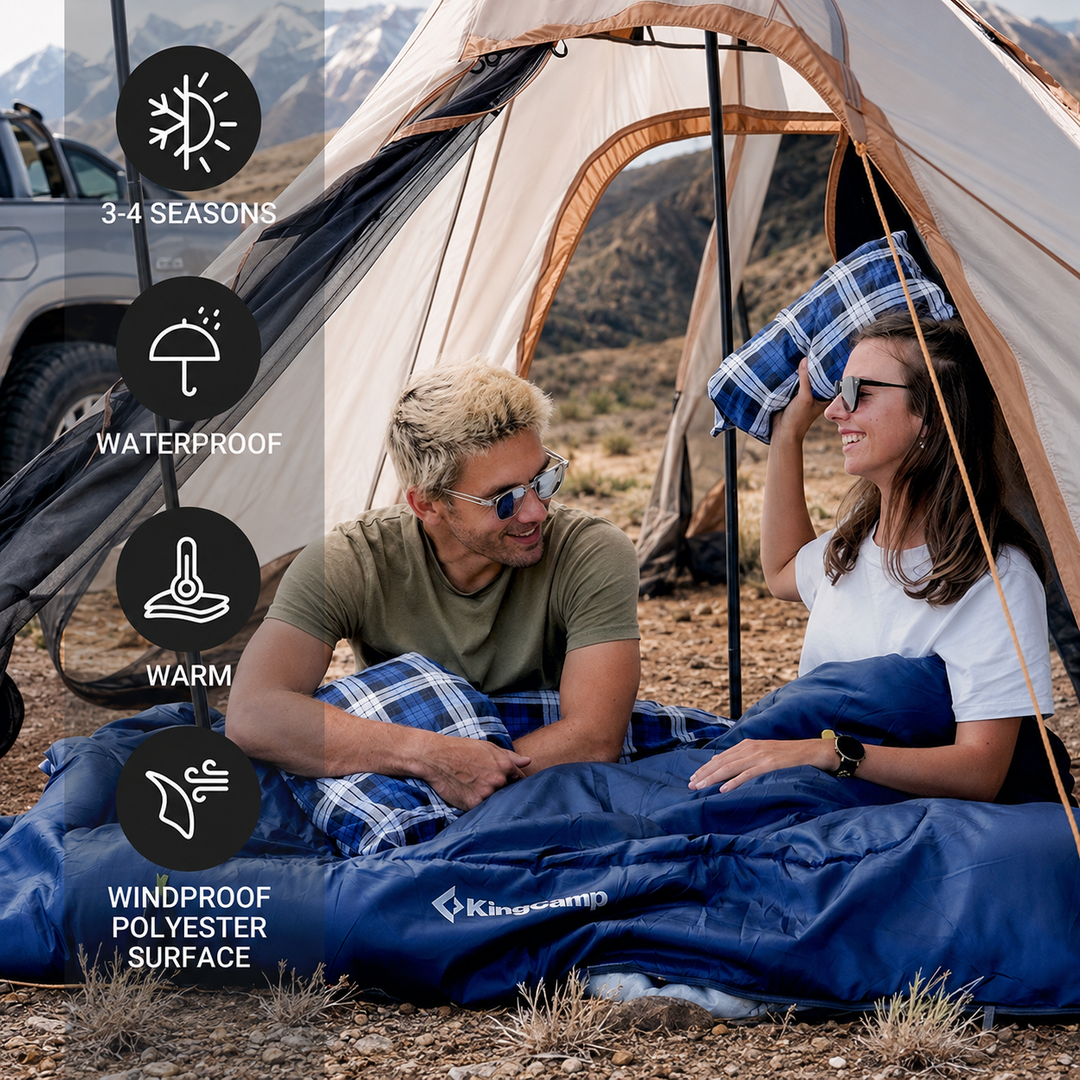 KingCamp 35F 3-Season Double Sleeping Bag