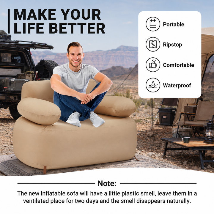 KingCamp Premium Single Inflatable Sofa Set