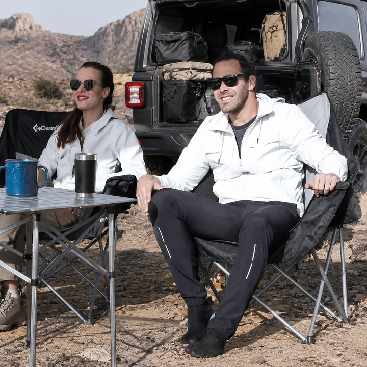 KingCamp Oversized Single Camp Sofa Chair with Cooler Bag
