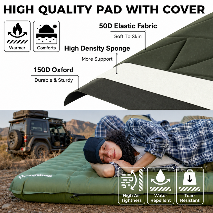KingCamp GORGEOUS DOUBLE 17 Double Air Pad with Removable Cover