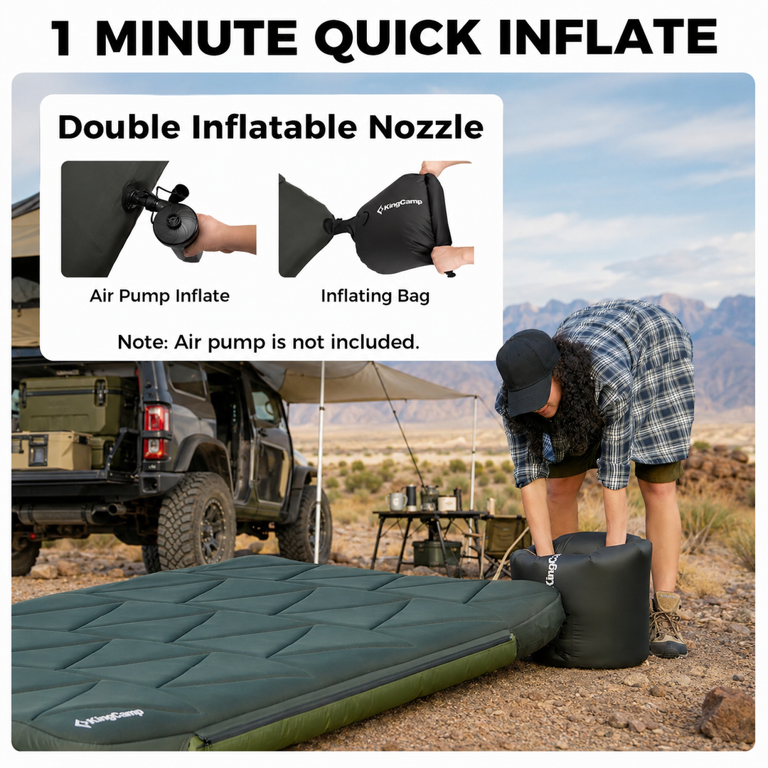 KingCamp GORGEOUS DOUBLE 17 Double Air Pad with Removable Cover