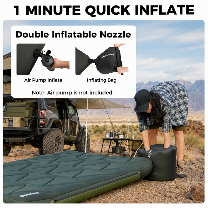 KingCamp GORGEOUS DOUBLE 17 Double Air Pad with Removable Cover