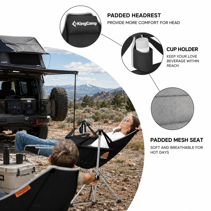 KingCamp ORCHID C20 Hammock Chair with Footrest