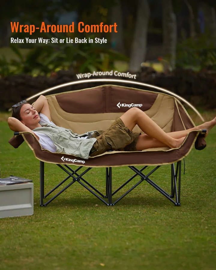 KingCamp CANNA C20 PLUS Oversized Double Camping Loveseat