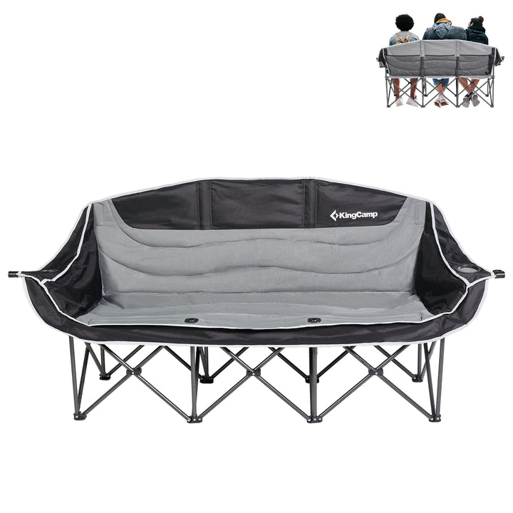 KingCamp Canna C30 3-Person Camping Sofa Chair