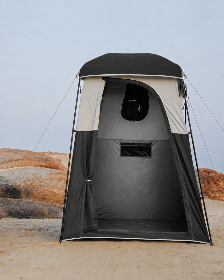 KingCamp Shower Tent with 20L Solar Shower Set