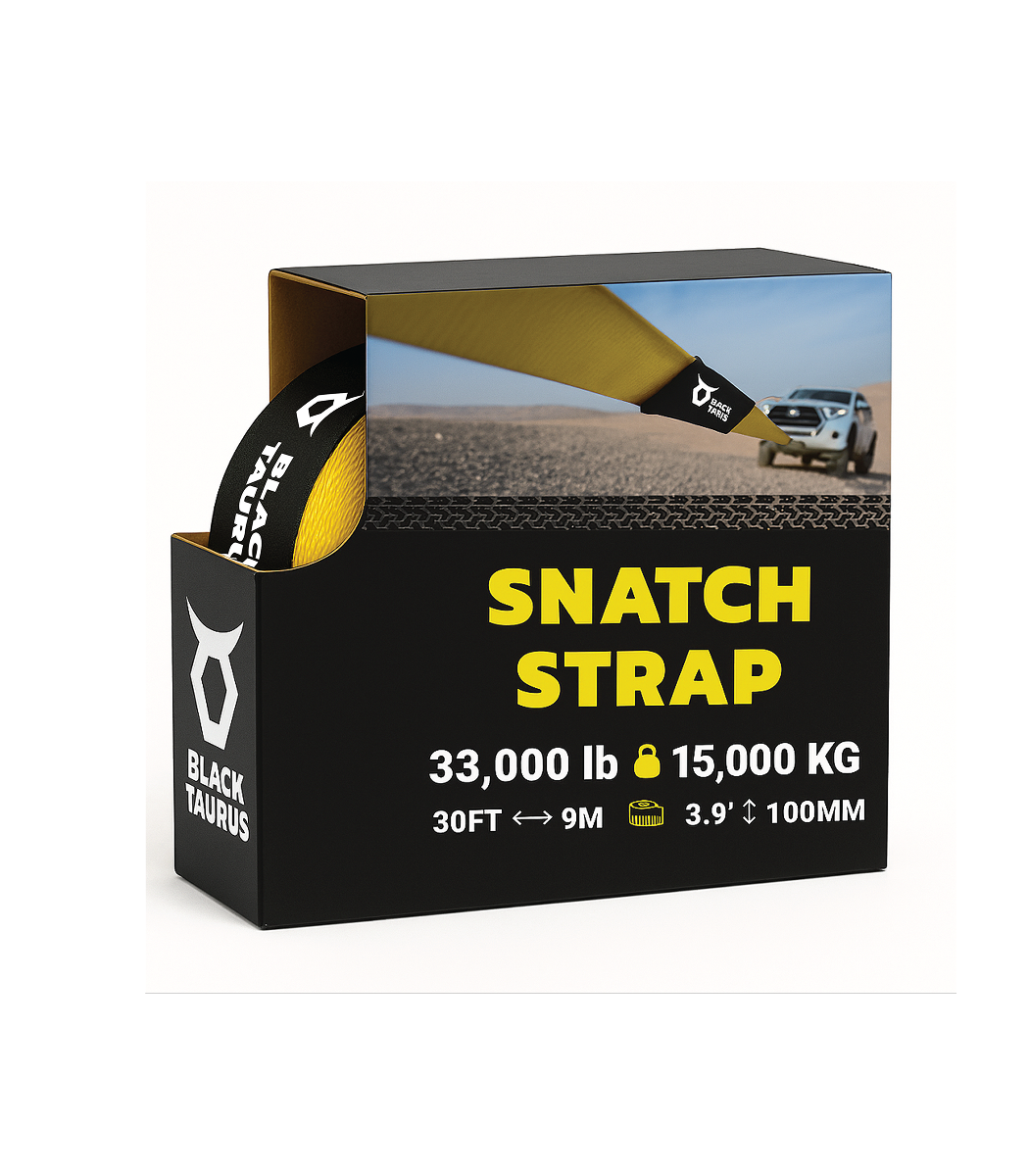 Elastic Snatch Strap HD 30' 33,000 lb