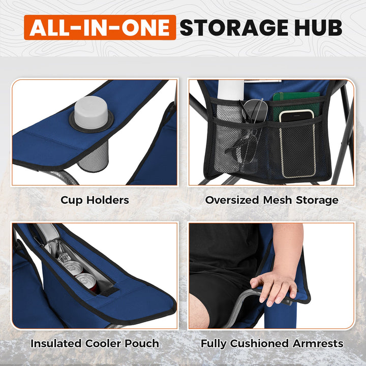 Insulated cooler pouch, cup holder and side pocket