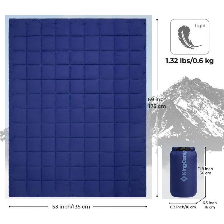 KingCamp BLANKET SMART 150 Convertible Camping Blanket
