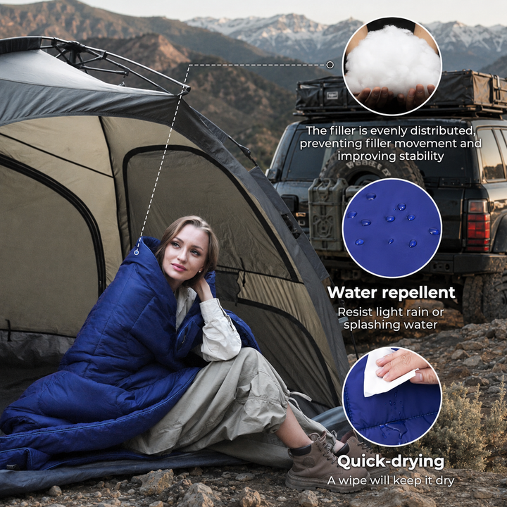 KingCamp BLANKET SMART 150 Convertible Camping Blanket