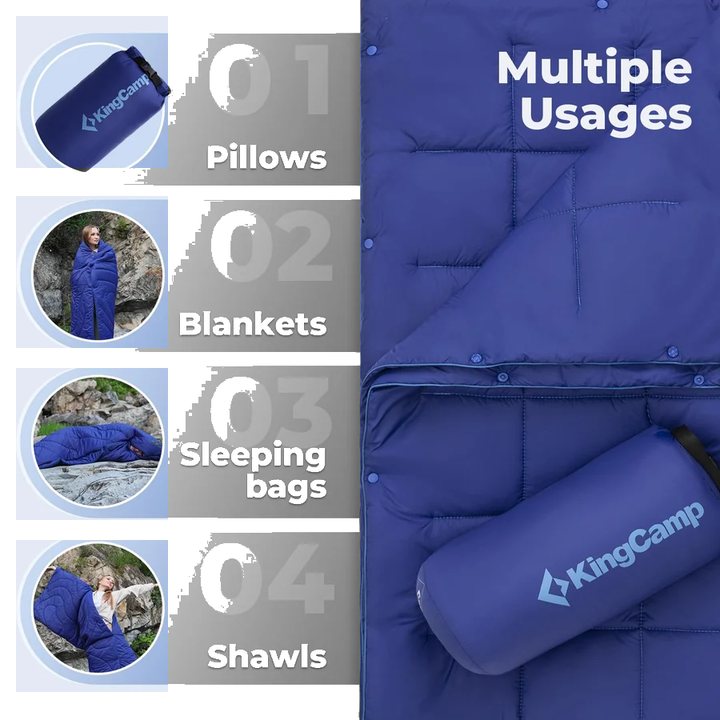 KingCamp BLANKET SMART 150 Convertible Camping Blanket