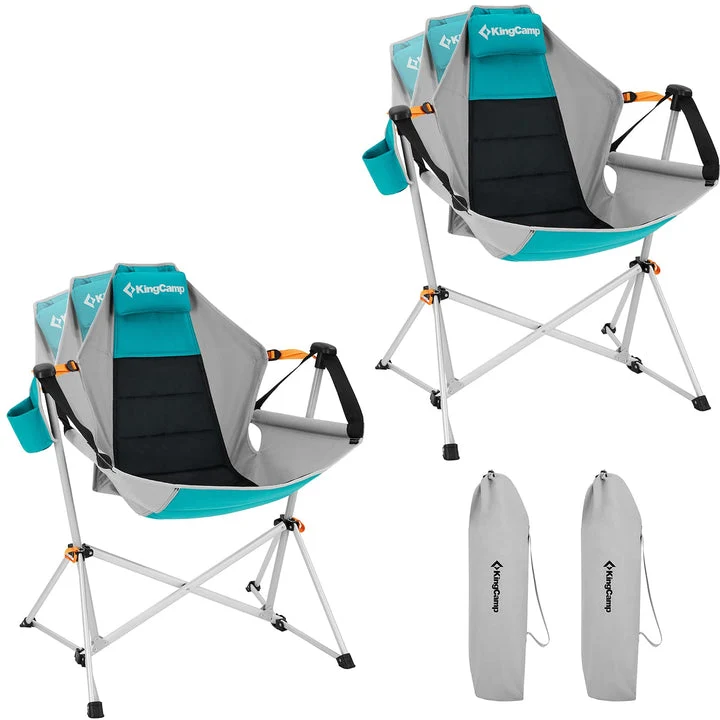 KingCamp Hammock Rocking Camp Chair — Freestanding, No Trees Required