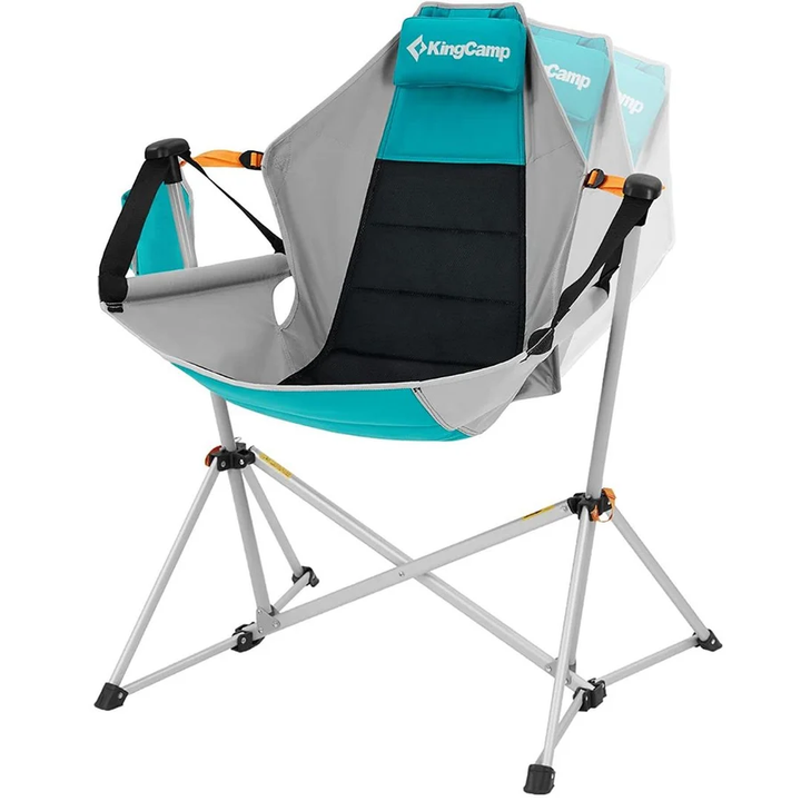 KingCamp Hammock Rocking Camp Chair — Freestanding, No Trees Required
