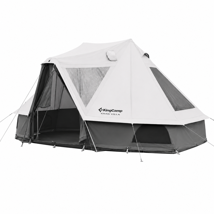 KingCamp KHAN VILLA 15FT TC Canvas Glamping Tent with Stove Jack