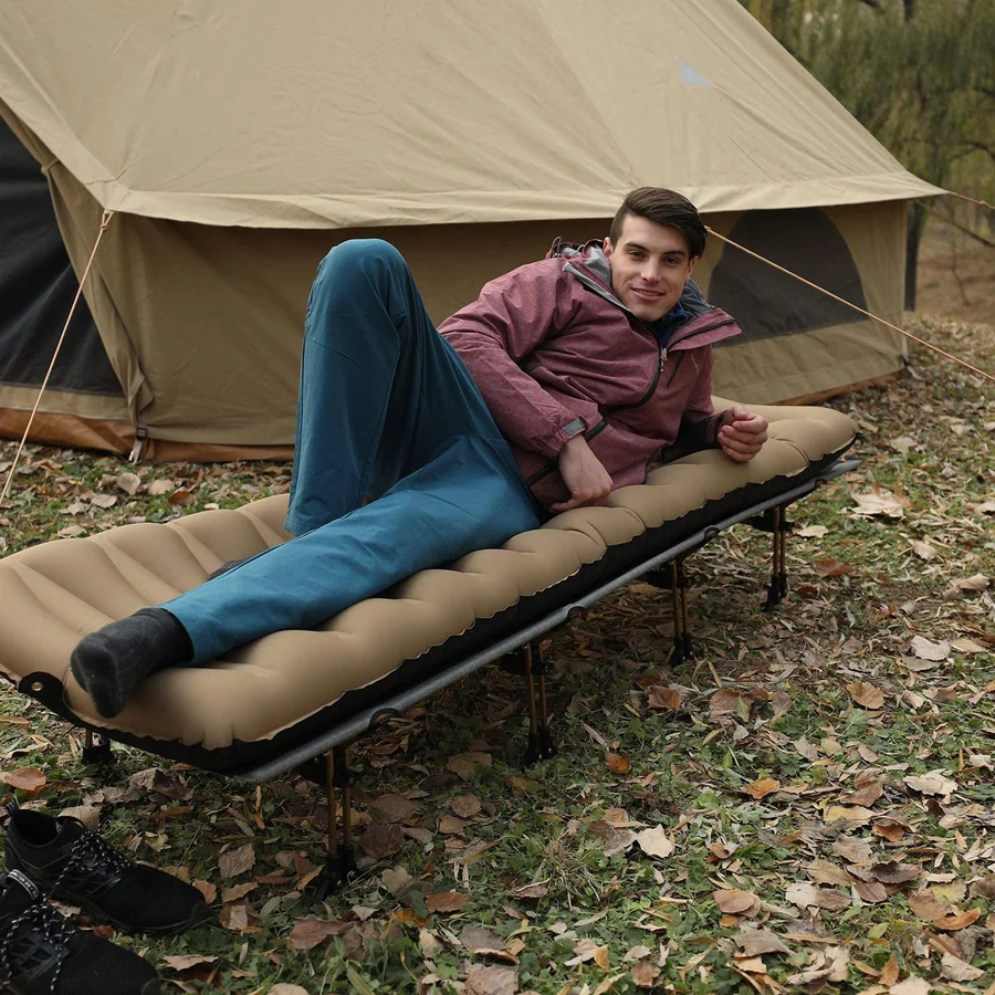 KingCamp Lightweight 3.9" Thick Insulated Air Pad — Single