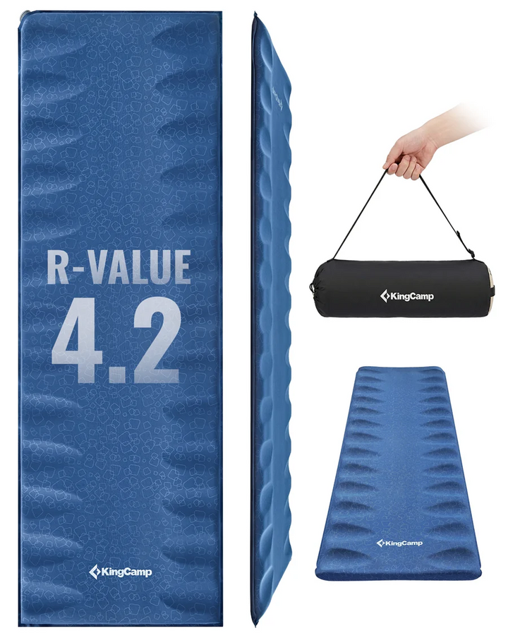 KingCamp PARADOX 5 Self-Inflating Sleeping Pad — R-Value 4.2