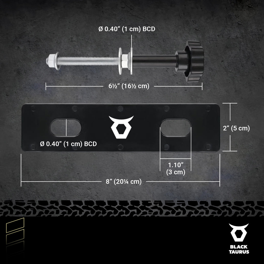 Mounting Pins for Recoery Track