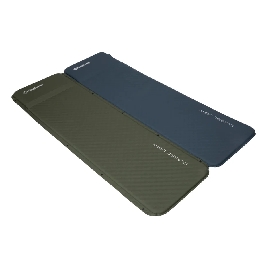 KingCamp Self-Inflating Sleeping Pad with Built-In Pillow — L