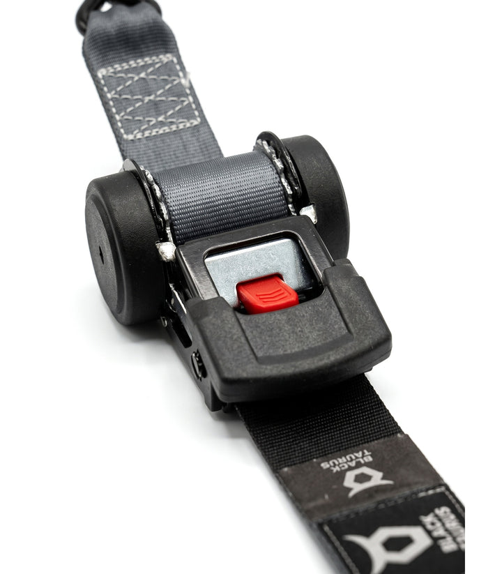 Taurus Retract 1650 auto-retract housing close-up with red release lever