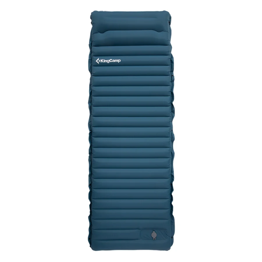 KingCamp DELUXE 10.1 Inflatable Sleeping Pad with Built-In Foot Pump