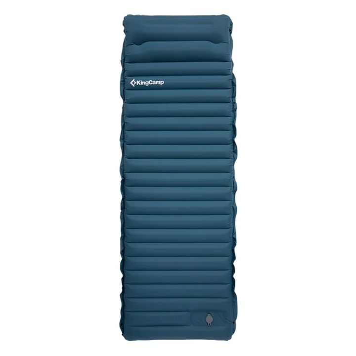 KingCamp DELUXE 10.1 Inflatable Sleeping Pad with Built-In Foot Pump