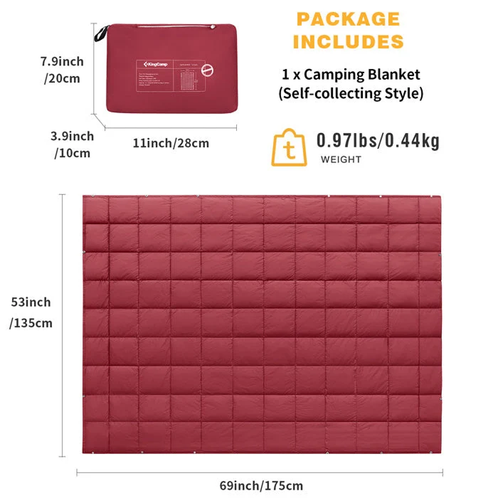 KingCamp Lightweight Multi-Purpose Camp Blanket — XL